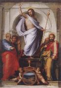 BARTOLOMEO, Fra Christ with the Four Evangelists oil